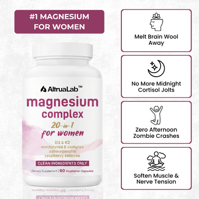 AltruaLab Magnesium for Women - 20-in-1 Complex