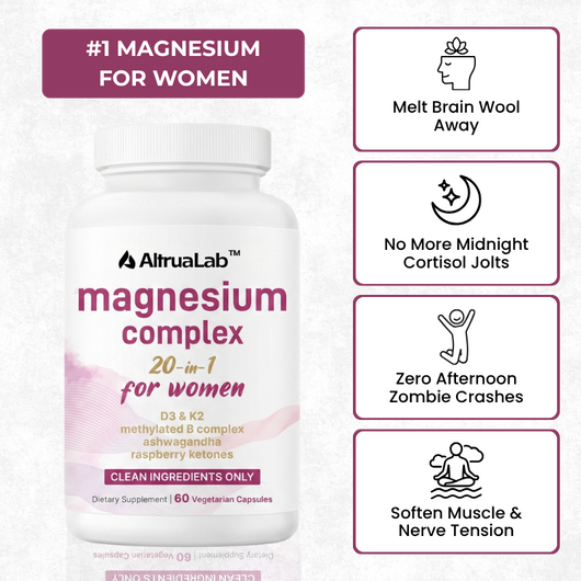 AltruaLab Magnesium for Women - 20-in-1 Complex